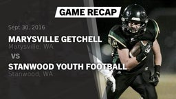 Recap: Marysville Getchell  vs. Stanwood Youth Football 2016