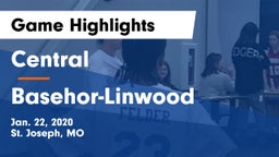 Central  vs Basehor-Linwood  Game Highlights - Jan. 22, 2020