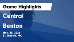 Central  vs Benton  Game Highlights - Nov. 20, 2020