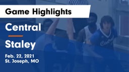 Central  vs Staley  Game Highlights - Feb. 22, 2021