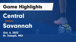 Central  vs Savannah  Game Highlights - Oct. 6, 2022