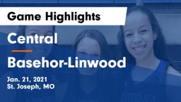 Central  vs Basehor-Linwood  Game Highlights - Jan. 21, 2021