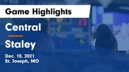 Central  vs Staley  Game Highlights - Dec. 10, 2021