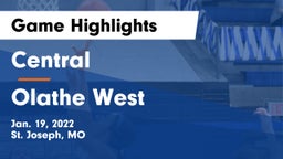 Central  vs Olathe West   Game Highlights - Jan. 19, 2022