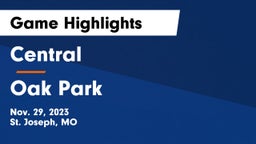 Central  vs Oak Park  Game Highlights - Nov. 29, 2023