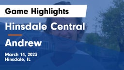 Hinsdale Central  vs Andrew  Game Highlights - March 14, 2023