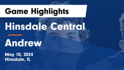 Hinsdale Central  vs Andrew  Game Highlights - May 10, 2024