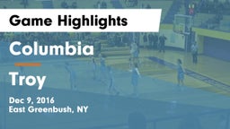 Columbia  vs Troy  Game Highlights - Dec 9, 2016