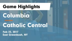 Columbia  vs Catholic Central  Game Highlights - Feb 22, 2017