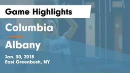 Columbia  vs Albany  Game Highlights - Jan. 30, 2018