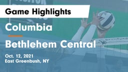 Columbia  vs Bethlehem Central  Game Highlights - Oct. 12, 2021