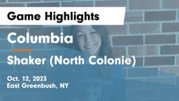 Columbia  vs Shaker  (North Colonie) Game Highlights - Oct. 12, 2023