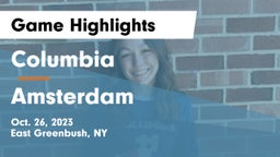 Columbia  vs Amsterdam  Game Highlights - Oct. 26, 2023