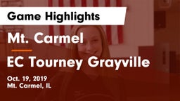 Mt. Carmel  vs EC Tourney Grayville Game Highlights - Oct. 19, 2019