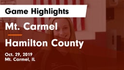 Mt. Carmel  vs Hamilton County Game Highlights - Oct. 29, 2019