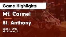 Mt. Carmel  vs St. Anthony Game Highlights - Sept. 3, 2022