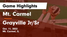 Mt. Carmel  vs Grayville Jr/Sr  Game Highlights - Oct. 11, 2022