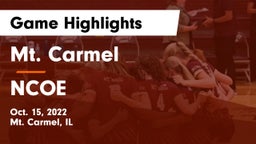 Mt. Carmel  vs NCOE Game Highlights - Oct. 15, 2022