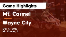Mt. Carmel  vs Wayne City  Game Highlights - Oct. 17, 2022