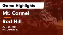 Mt. Carmel  vs Red Hill  Game Highlights - Oct. 18, 2022