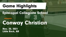 Episcopal Collegiate School vs Conway Christian  Game Highlights - Nov. 20, 2021