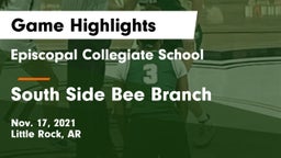 Episcopal Collegiate School vs South Side Bee Branch Game Highlights - Nov. 17, 2021