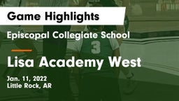 Episcopal Collegiate School vs Lisa Academy West Game Highlights - Jan. 11, 2022