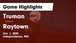 Truman  vs Raytown  Game Highlights - Oct. 1, 2020