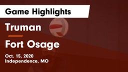 Truman  vs Fort Osage  Game Highlights - Oct. 15, 2020