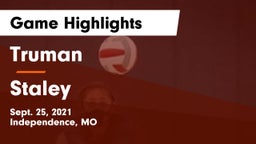 Truman  vs Staley  Game Highlights - Sept. 25, 2021
