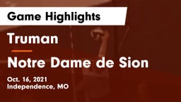 Truman  vs Notre Dame de Sion  Game Highlights - Oct. 16, 2021