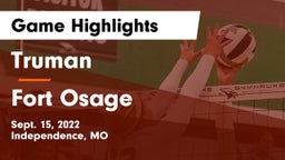 Truman  vs Fort Osage  Game Highlights - Sept. 15, 2022