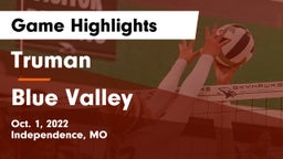 Truman  vs Blue Valley Game Highlights - Oct. 1, 2022