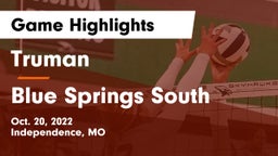 Truman  vs Blue Springs South Game Highlights - Oct. 20, 2022