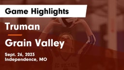 Truman  vs Grain Valley  Game Highlights - Sept. 26, 2023