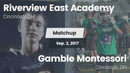 Matchup: Riverview East Acade vs. Gamble Montessori  2016