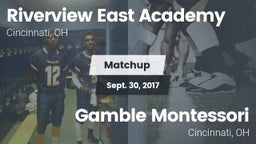 Matchup: Riverview East Acade vs. Gamble Montessori  2016
