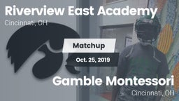 Matchup: Riverview East Acade vs. Gamble Montessori  2019