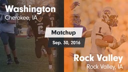 Matchup: Washington High vs. Rock Valley  2016