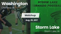 Matchup: Washington High vs. Storm Lake  2017