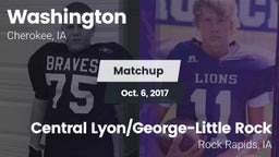 Matchup: Washington High vs. Central Lyon/George-Little Rock  2017