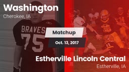 Matchup: Washington High vs. Estherville Lincoln Central  2017