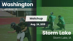 Matchup: Washington High vs. Storm Lake  2018