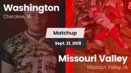 Matchup: Washington High vs. Missouri Valley  2018