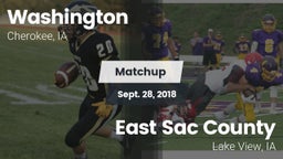 Matchup: Washington High vs. East Sac County  2018