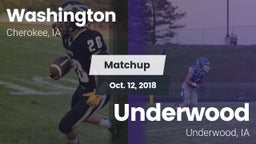 Matchup: Washington High vs. Underwood  2018