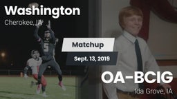 Matchup: Washington High vs. OA-BCIG  2019