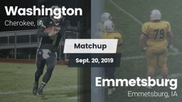 Matchup: Washington High vs. Emmetsburg  2019