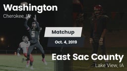 Matchup: Washington High vs. East Sac County  2019