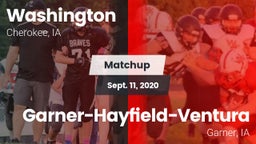 Matchup: Washington High vs. Garner-Hayfield-Ventura  2020